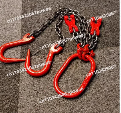

Adjustable Length Combination Rigging Double Leg Lifting Chain Hook, Pointed Steel Pipe Hook