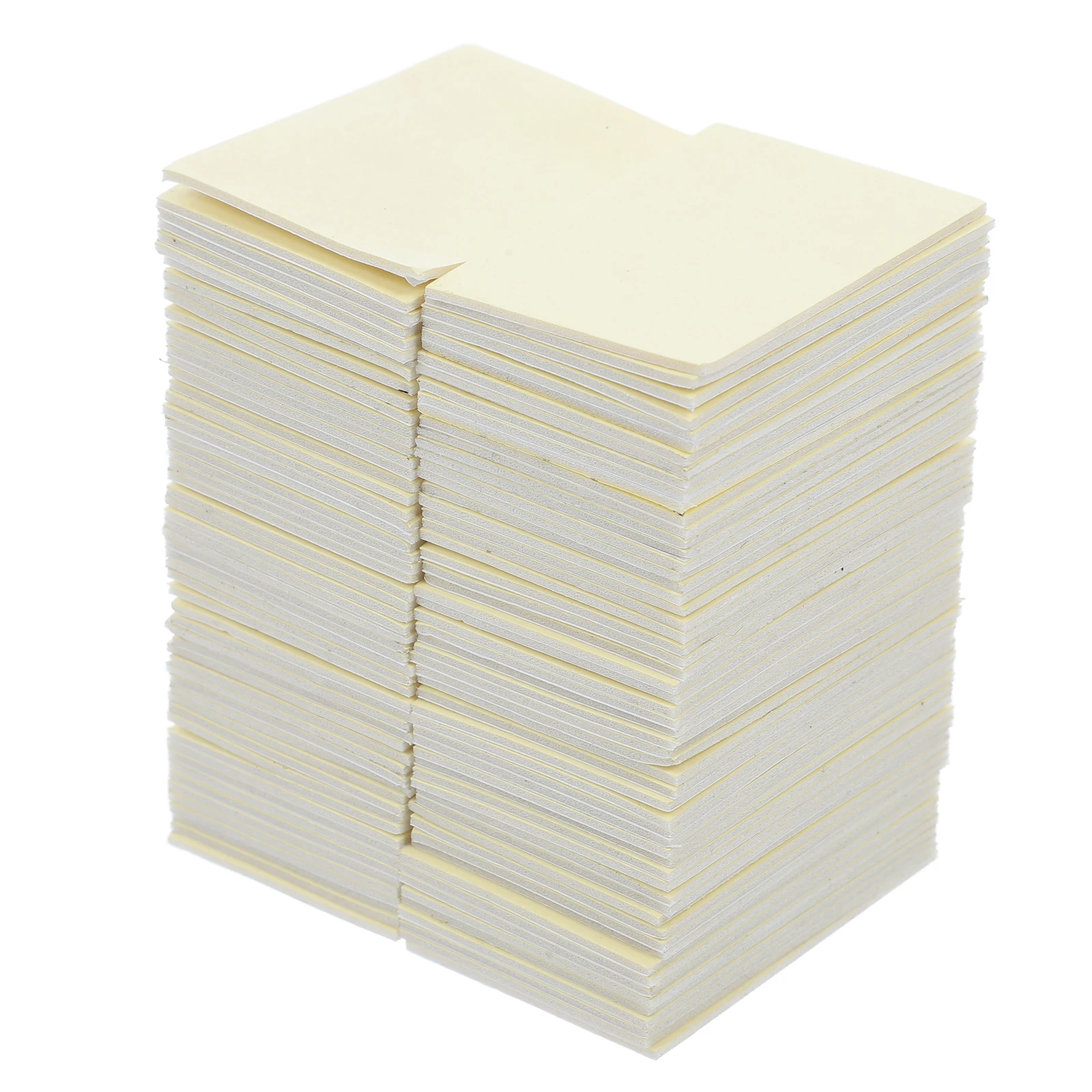 

100pcs Double Sided Adhesive Tape Clear Yellow Mounting Pads Heavy Duty Mirror Hooks Foam Square Hardware