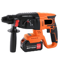 Construction drilling machine ingco lithium ion cordless power rotate hammer drill