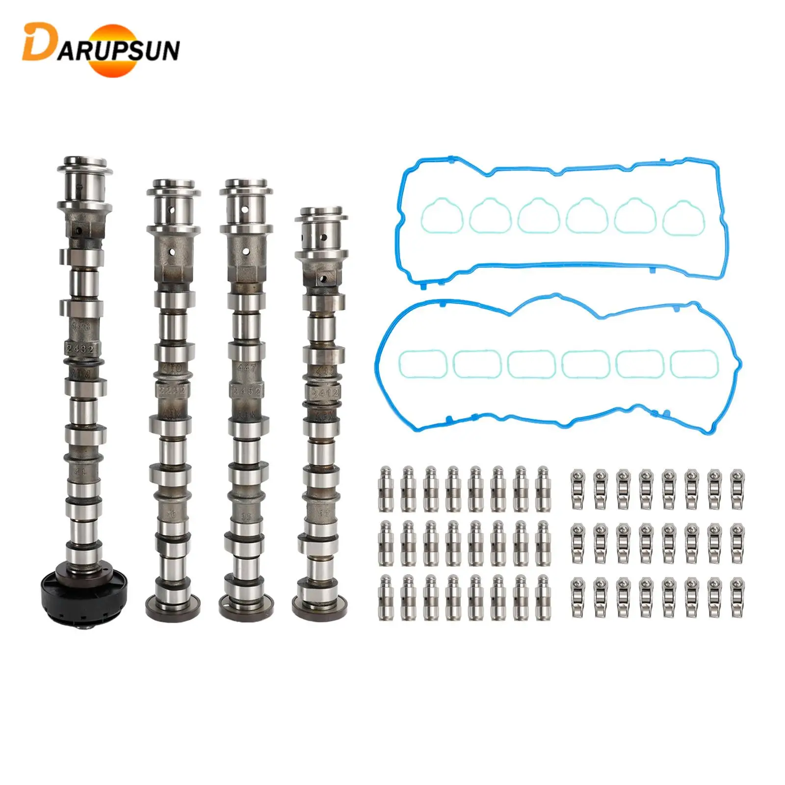 

DARUPSUN Camshafts Rockers Lifters Kit for Chrysler Dodge Ram 3.6L V6 Pentastar 11-21