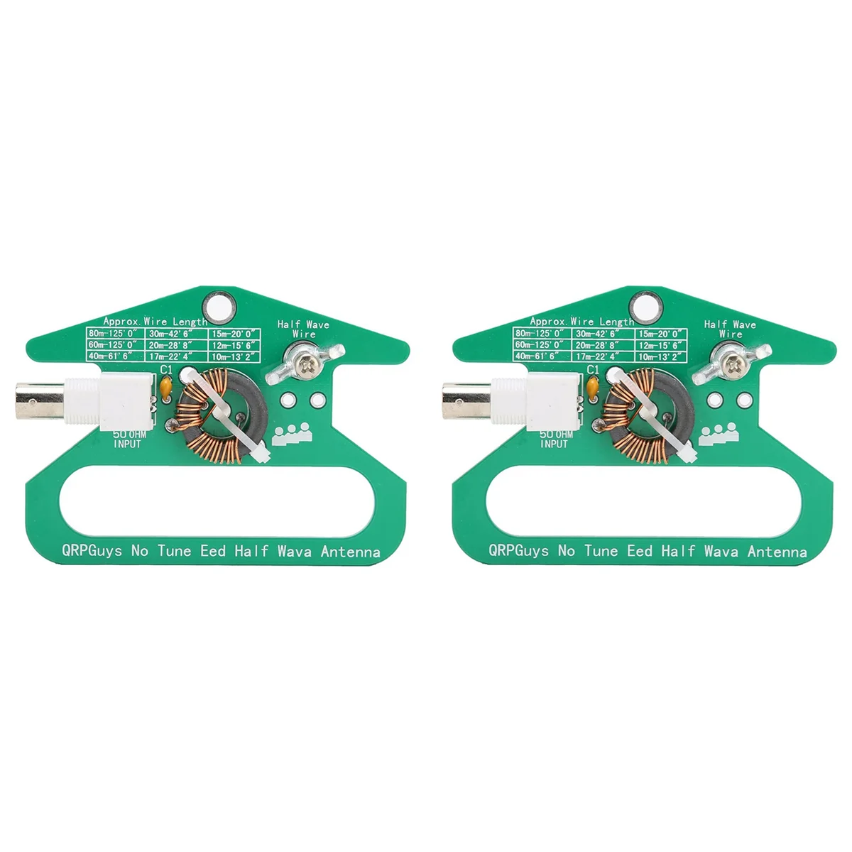 FULL-2X لا لحن نهاية بنك الاحتياطي الفيدرالي نصف موجة هوائي وحدة هوائي لا لحن نصف موجة المحمولة الجمعية 50 أوم مكون مقاومة