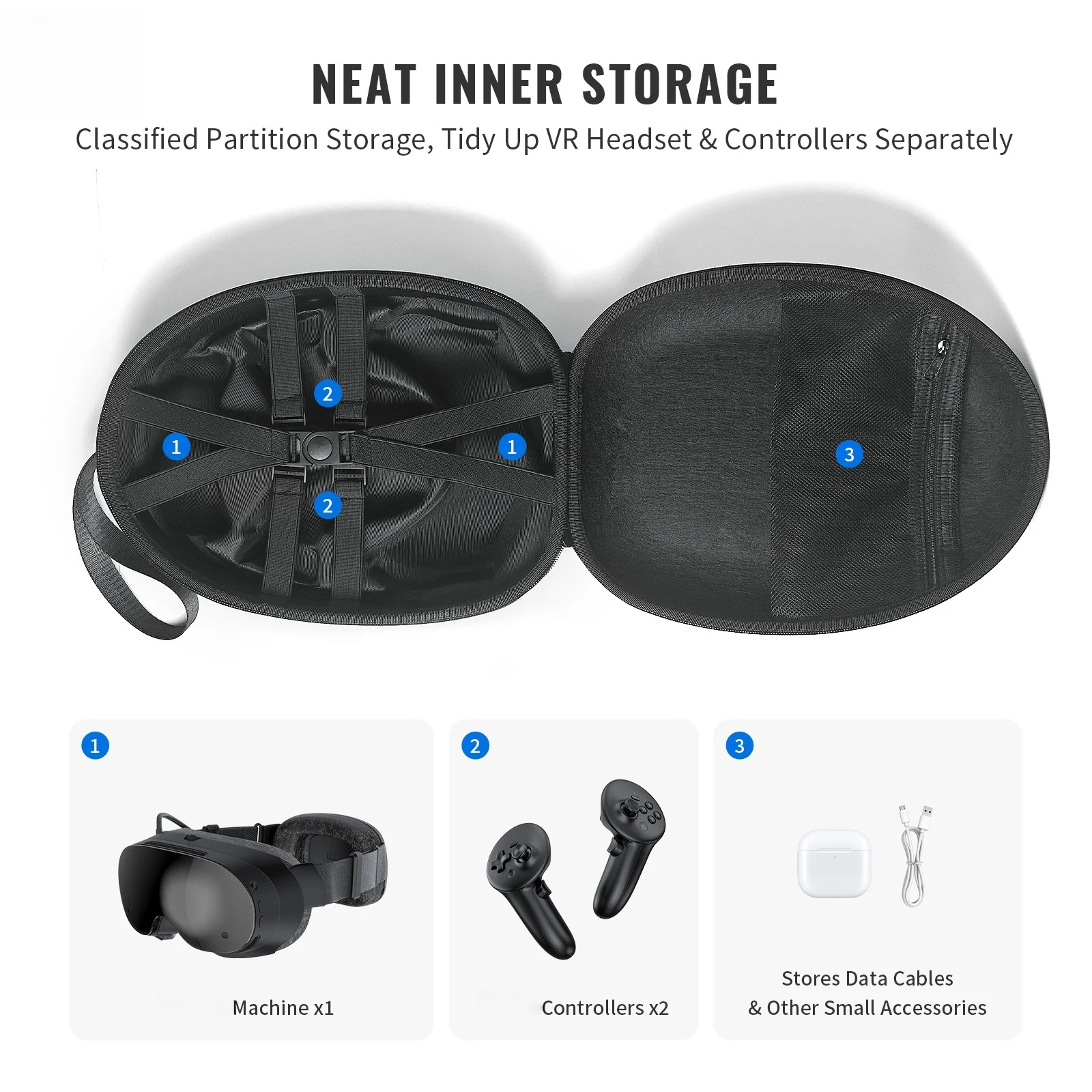 Storage Bag For Steam Frame VR Dustproof Protective Storage Bag Perfect Storage For Keeping The Gaming Area Tidy And Orderly
