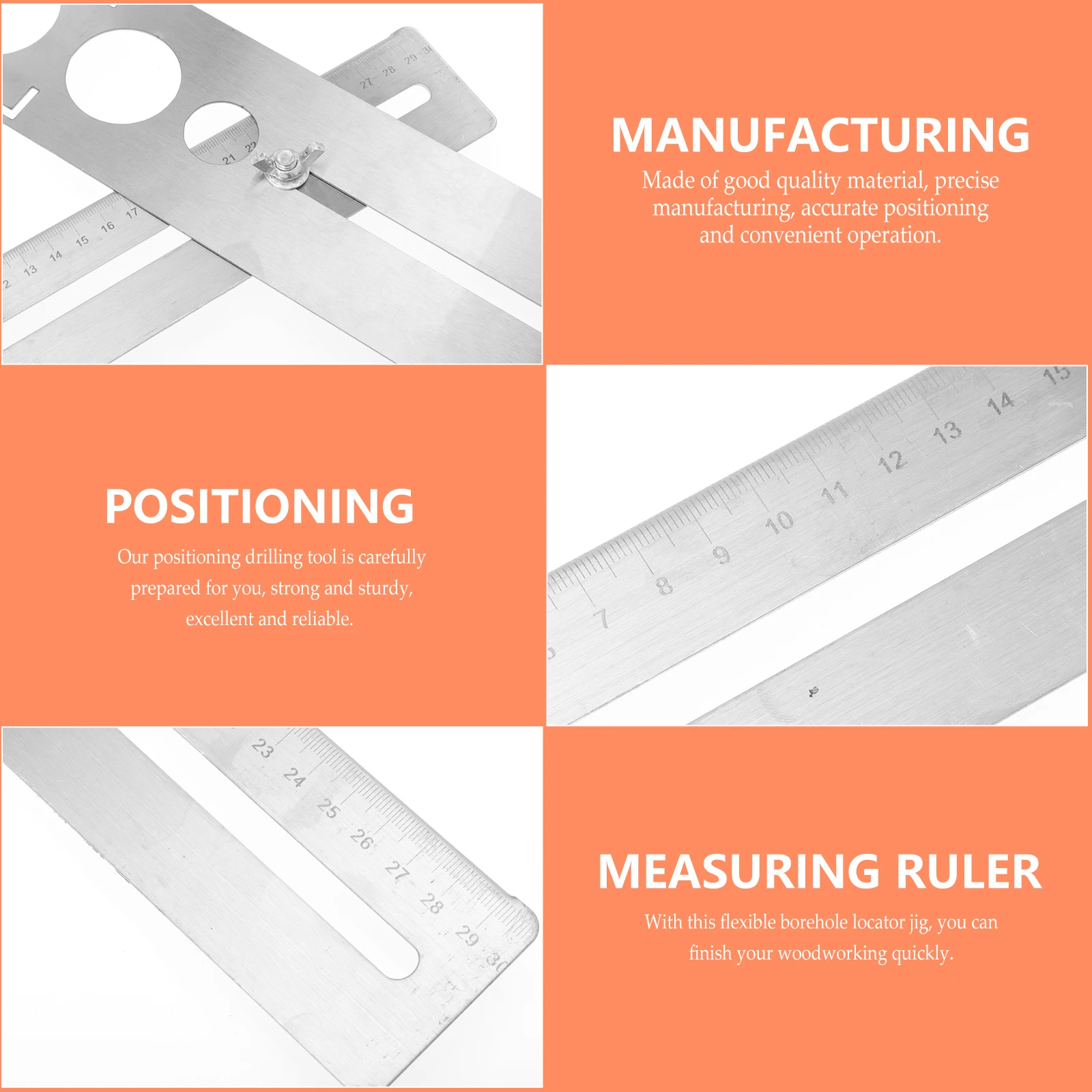 

Flexible Tile Positioning Marble Opener Drilling Locator Borehole Tool Adjustable Hole Saw Precision Home Woodworking Furniture