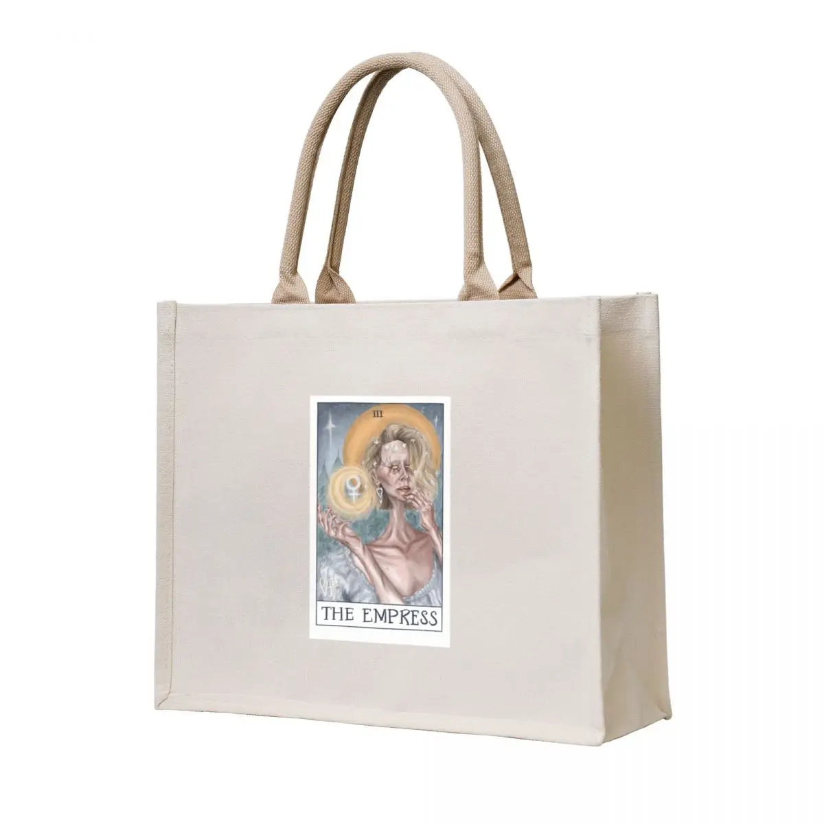 

Sarah Paulson as The Empress Tarot Card Tote Bag hand bags the tote bag woman shopping bag