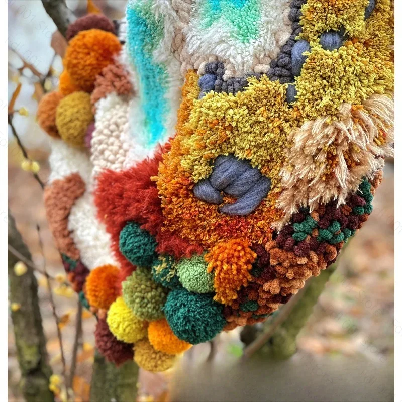 DIY Moss Carpet Material Kit Handmade Rug Making Set For Bedroom Easy To Craft Natural Texture Home Floor Decor