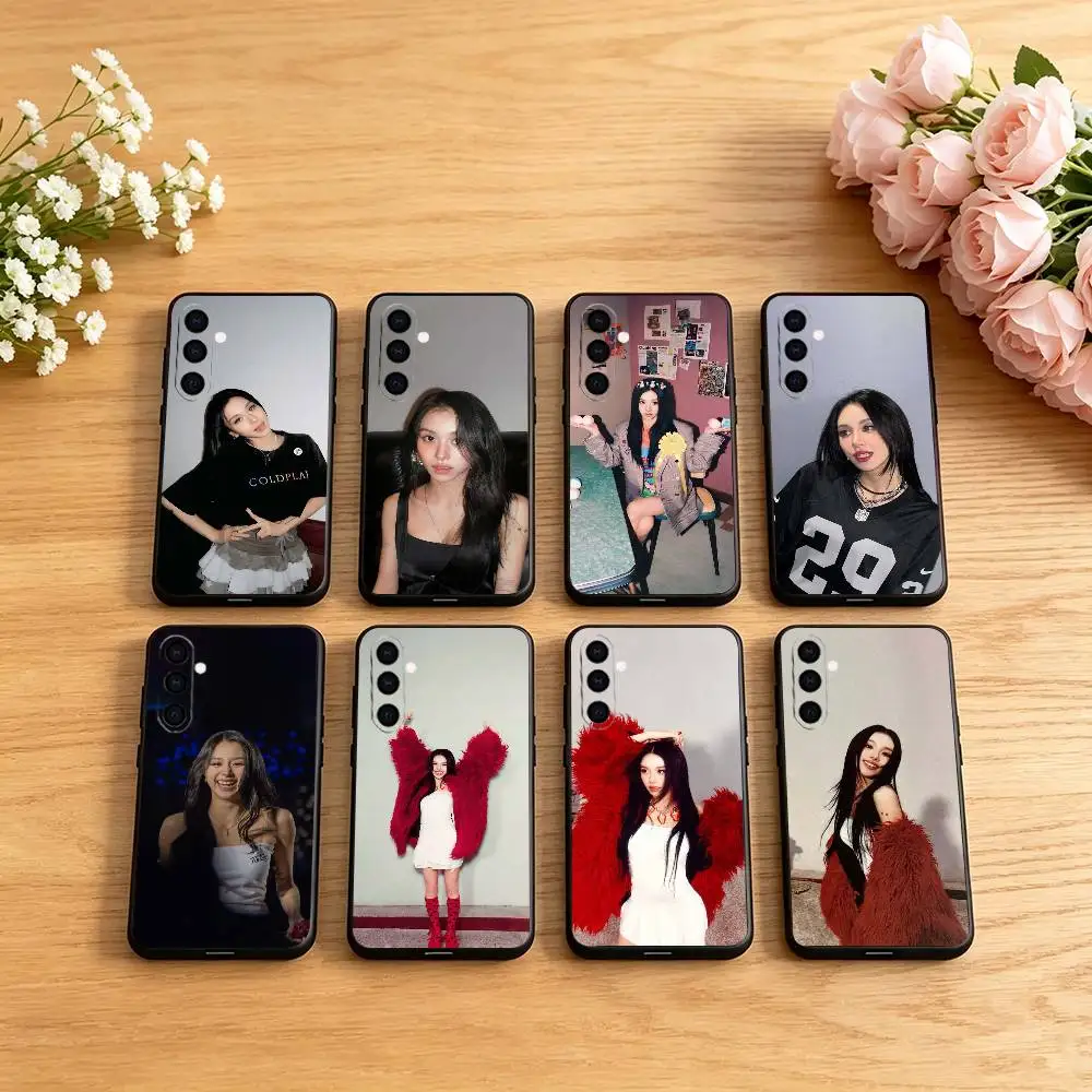 Singer Chaeyoungs Phone Case For Samsung Galaxy A73,A72,A71,A70,A53,A52,A51,Others Soft Black Cover