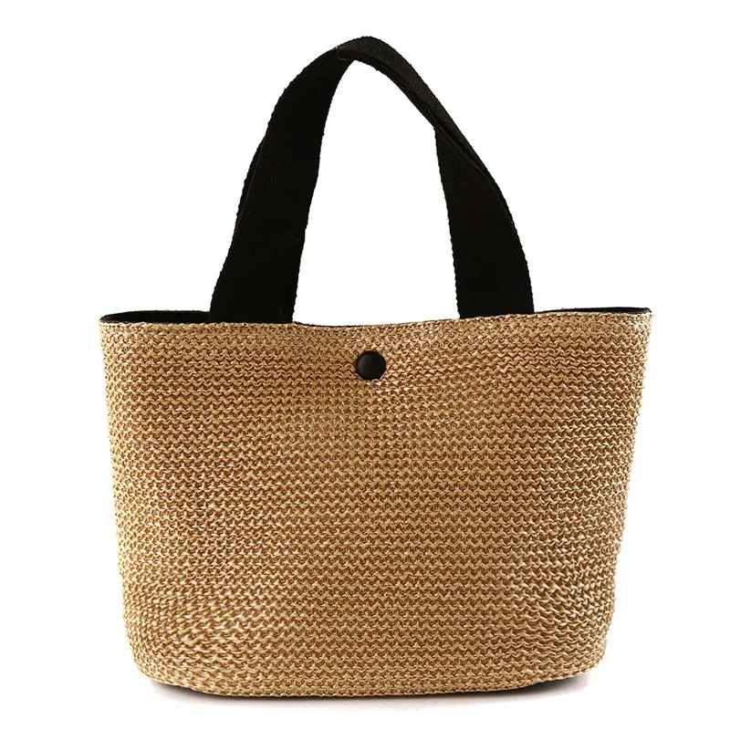 Women's Handmade Bohemian Straw Rattan Bag - Woven Summer Beach Crossbody Bag, Messenger Bucket Shoulder Handbag S0c5cd716af0c4adc8ad615d4351b3caeE
