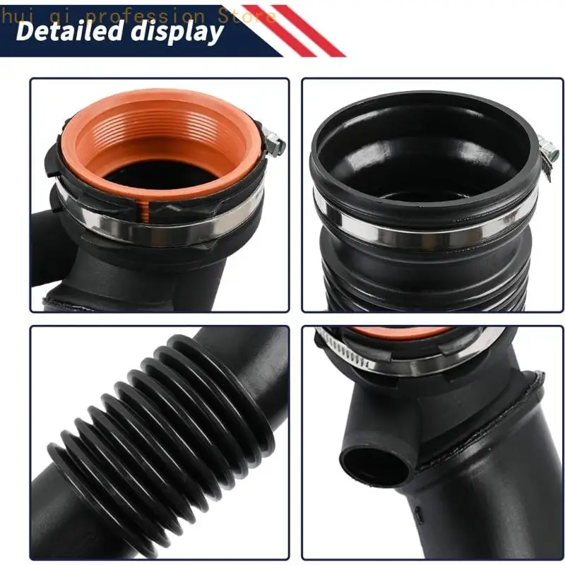 Luftansaugrohr für Motorreparatur mit gebogenem, geripptem Schlauchdesign A9065281524 H8WE – Detail 5