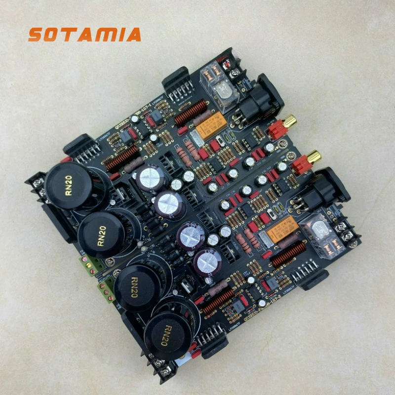 SOTAMIA 1 Pair LM3886TF Fully Balanced Power Amplifier Audio Board 120W Stereo Speaker Sound Amplificador Super BTL Connection