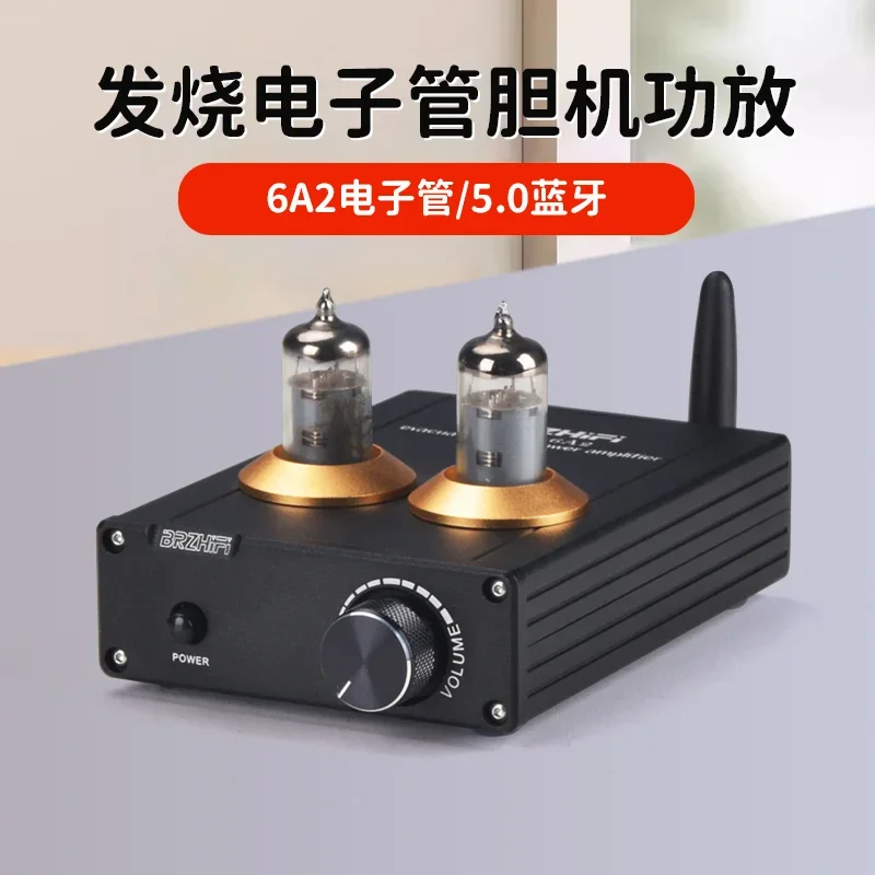 Tube Bile TPA-6A2 Fever HiFi Digital Power Amplifier Bluetooth 5.0 Small Home Audio