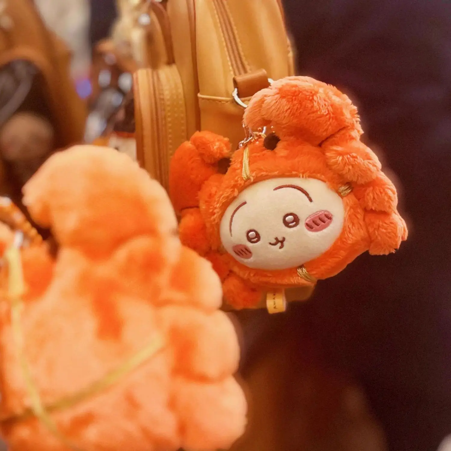 Shanghai Limited Chiikawa Crab Plush Doll Cute Usagi Chiikawa Hachiware Toy Pendant Keychain Stuffed Animal Gift Collectible