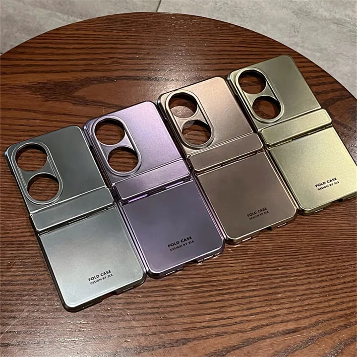 

Карманный чехол для телефона Huawei P50, карманный S, складной экран, высококачественный гальванический шарнир, коробка сокровищ, ультратонкий защитный чехол