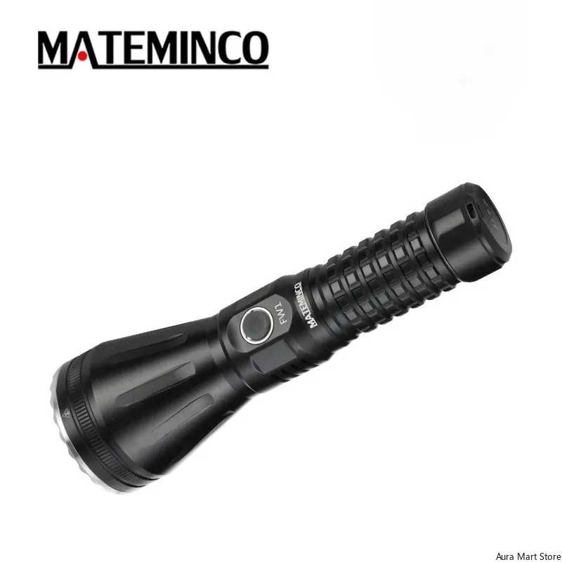 Mateminco FW1 Flashlights 2952m Long Range Throw USB-C Rechargeable Tactical LEP Torch LED Flashlight for Hunting, Searching