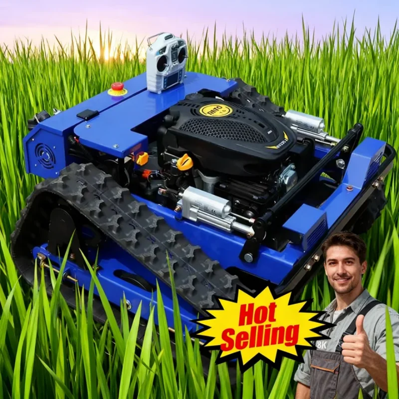 

Высококачественная малогабаритная газонокосилка-робот с дистанционным управлением для дома, сада и поля, для кошения сена, с функцией нулевого разворота