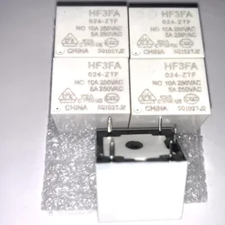 5 PCS HF3FA 024-ZTF Relay 5 Pins  24V   NEW