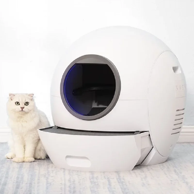 

Wholesale Luxury Big Cat . Box Toilet Enclosed Smart Self Cleaning Automatic Cat . Box