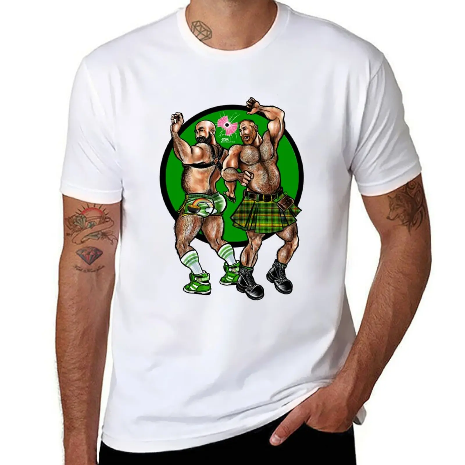 

Bullethole Beardance: Boogie Bears T-Shirt funny t shirts cotton men t shirt cotton 100% T-Shirt