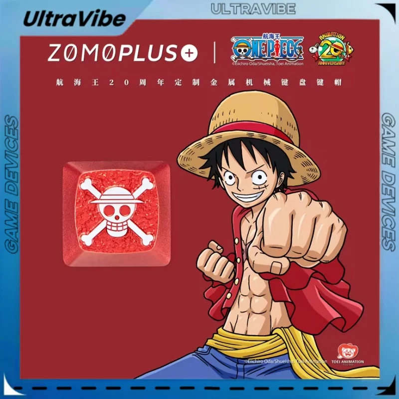 

Zomoplus One Piece Luffy Zoro Personalized Metal Keycaps Single Original Customized Mechanical Keycaps Keyboard Accessories