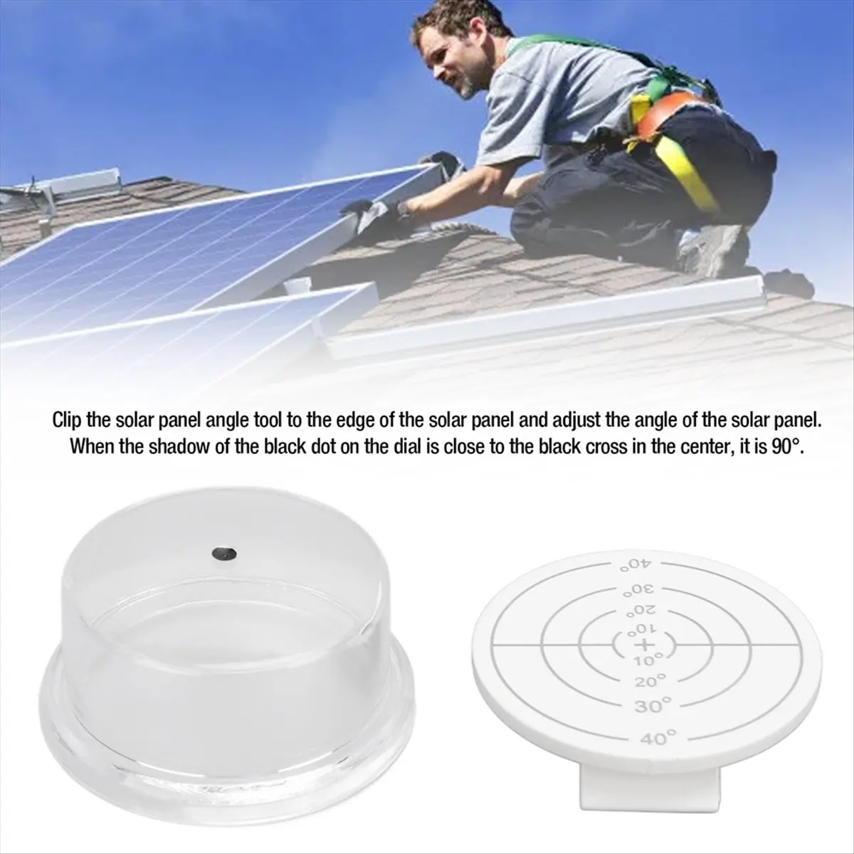 SCLS Solar Angle Guide for Solar Panel - Solar Panel Accessories Find the Optimal Angle for Solar Panels Tools