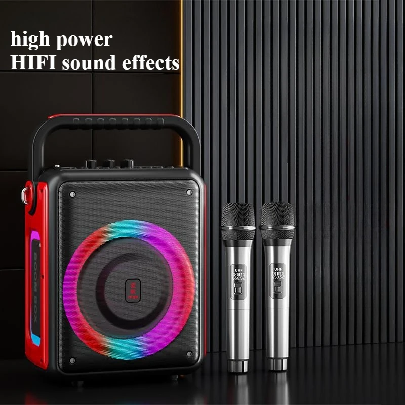 

Беспроводная Bluetooth-колонка S65 для улицы и дома, портативная, с мощным звуком, высокой громкостью и сабвуфером