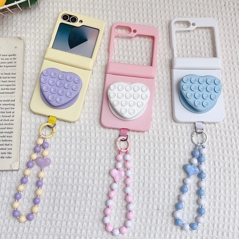 Korean Cute Magnetic Phone Case For Samsung Galaxy Z Flip 7 