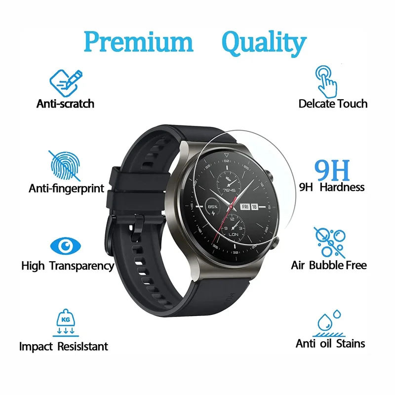 Tempered Glass for Huawei Watch GT3 Pro 43mm 46mm Screen Protector HD Clear Explosion-Proof Film For Huawei GT3 Pro Accessories