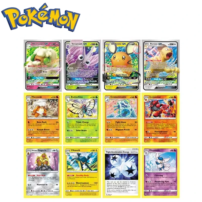 حار بيع 360 قطعة/المجموعة البوكيمون بطاقة السكارليت والبنفسجي 151 الأبيض مضيئة بريزم الإنجليزية الداعم معركة لعبة ببطاقات ورقية هدية للأطفال لعبة
