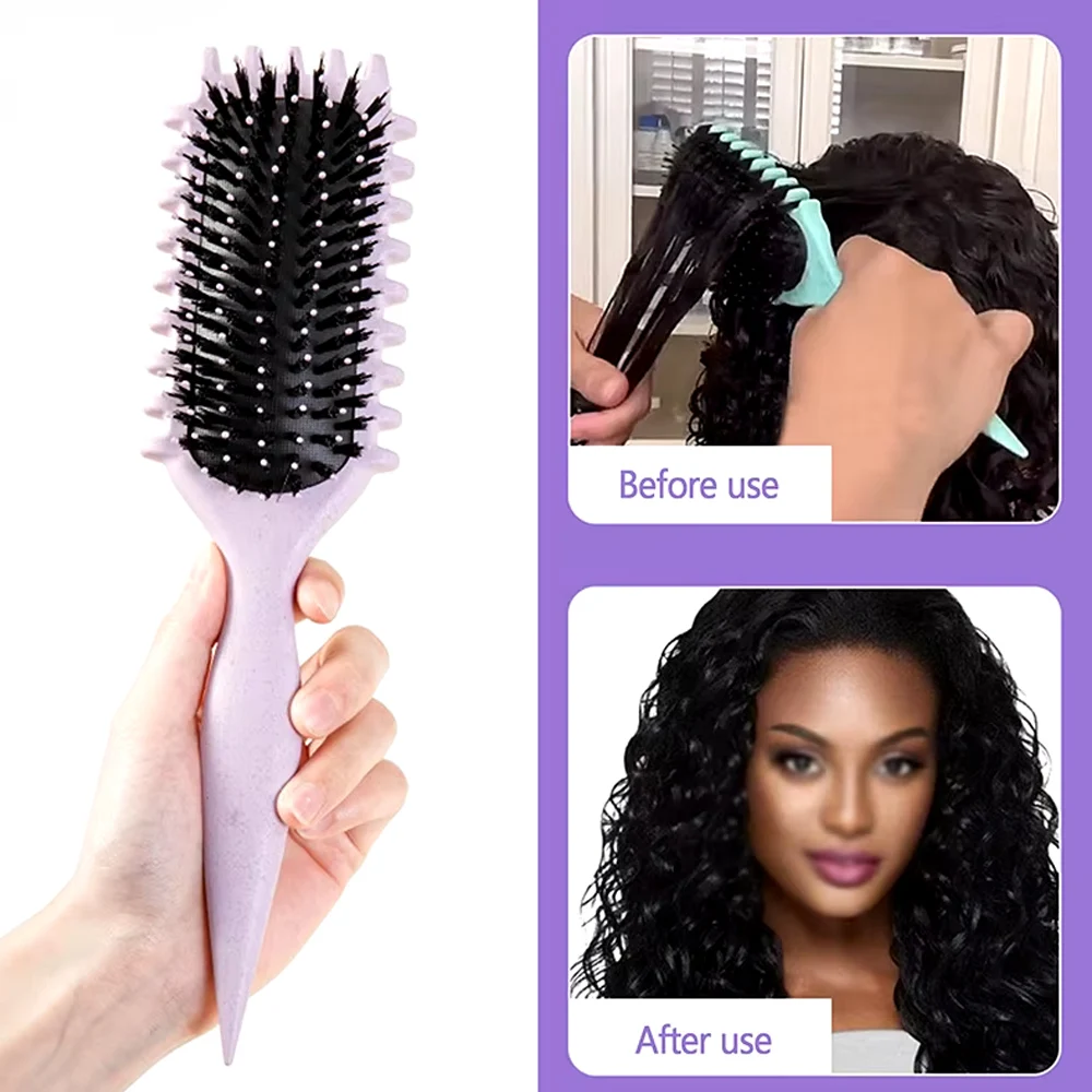 

Curly Hair Hairdressing Comb Women Detangling Combs Professional Hair Straightening Scalp Massager Combs Candy Brush Tools
