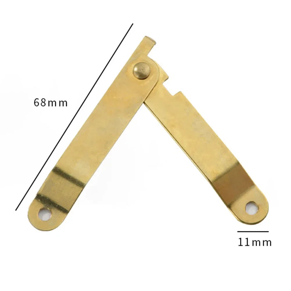 Furniture Hinges Support Hinges Home Improvement Yellow 4pcs 68x11 Mm Bronze Cabinets Chests Desks Iron Silver