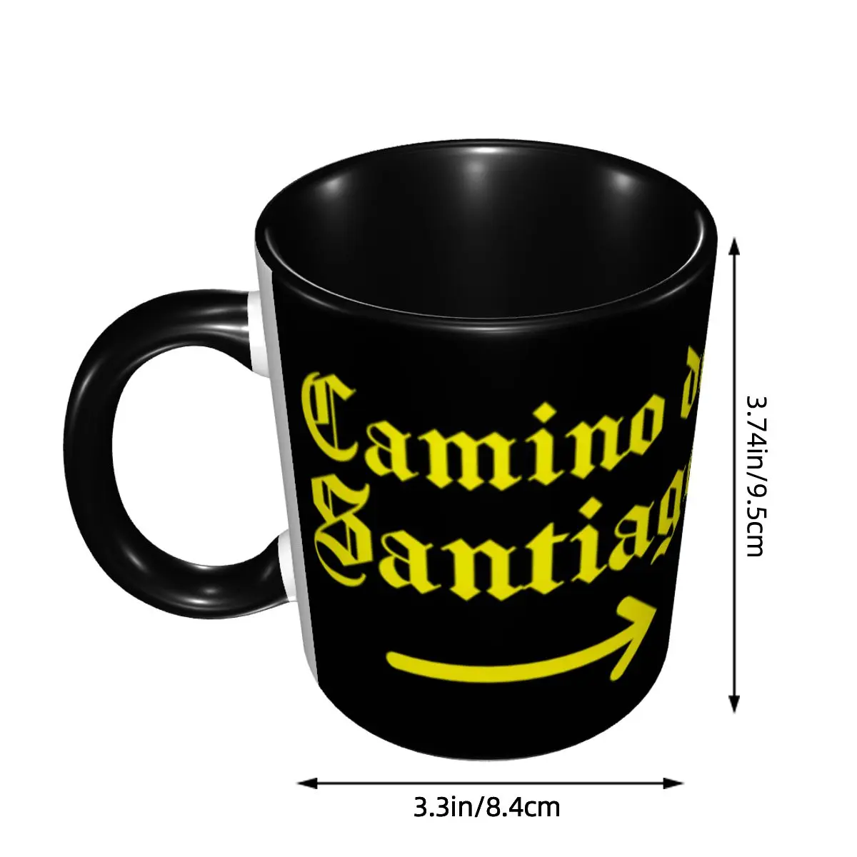 Buen Camino De Santiago Coffee Mug DIY Personalized Ceramic Milk Tea Mug Cup view 2