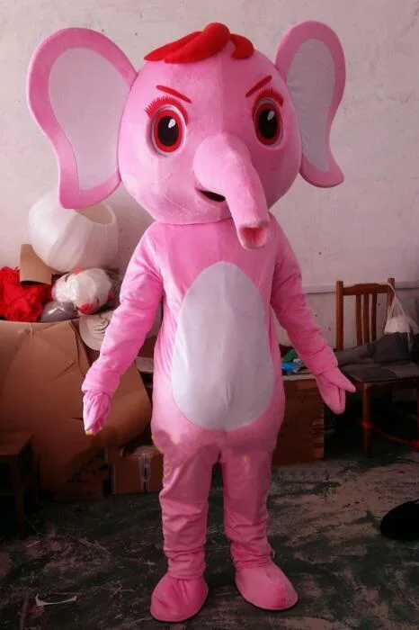 Cosplay Costume Elephant Mascot Costume Cartoon Character Halloween Fancy Dress Christmas Party Elephant Maskote Anime Carnival