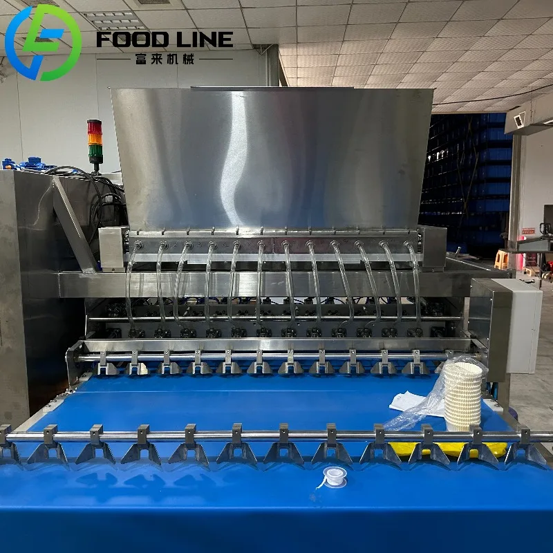 Top Side Donut  Full Automatic Jam Cream Filling Machine Donut Filling Injection for Donut Berliner Cake Croissant With Sorting
