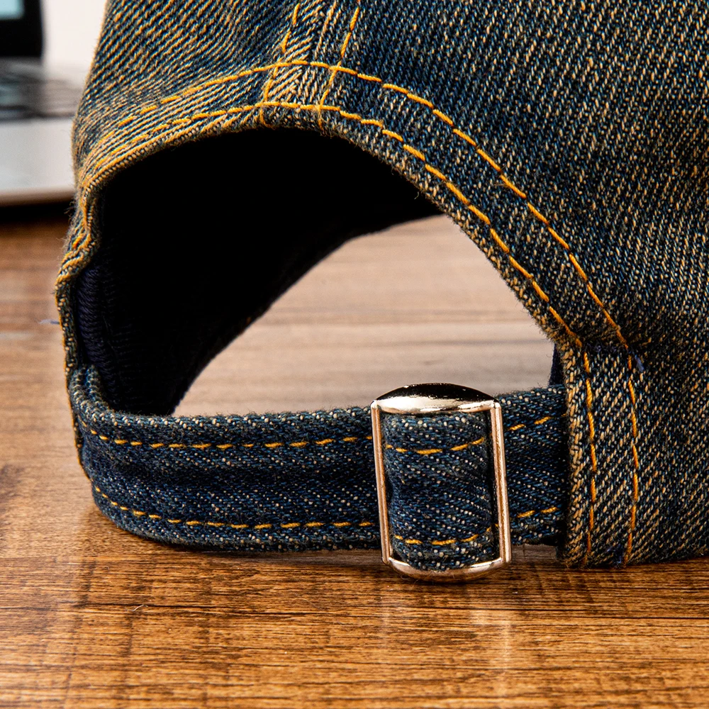 2026 Neue 250. Jubiläums-USA-Flagge Distressed Denim Baseballkappe, Unisex Verstellbare Vintage Trucker-Mütze – Detail 6