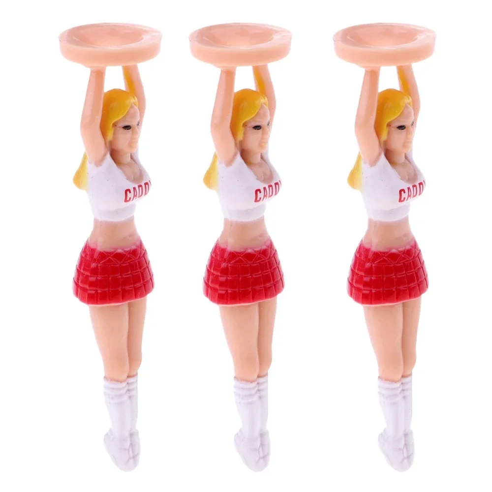 Golfer Gift Beauty Womens Golf Practice Golf Balls Standing Cheerleaders Tee Lady Golf Tee Golf Ball  Holder Golf Ball Tees