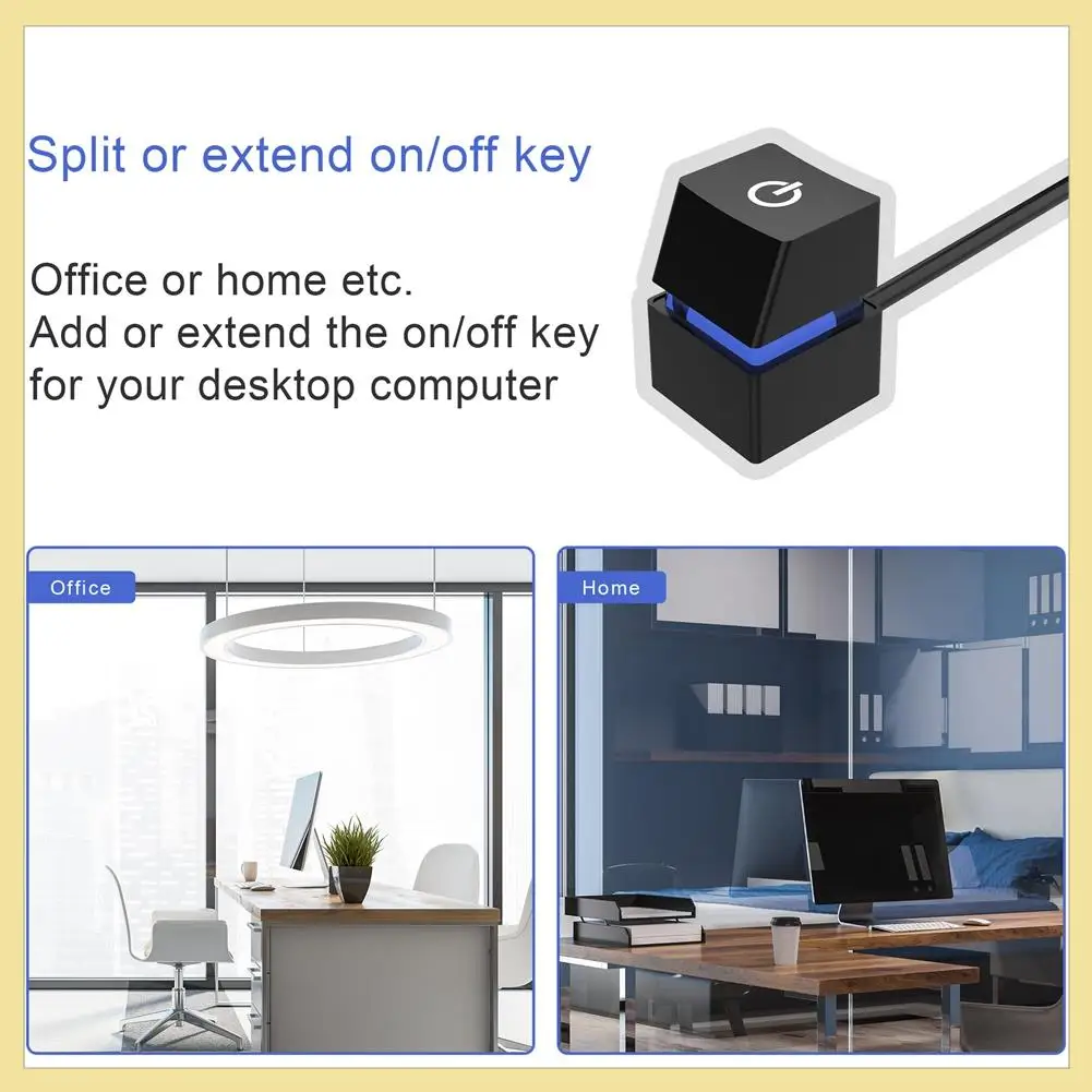 TTKK-interruptores de ordenador de escritorio cable de extensión portátil 400Cm encendido/apagado para luz verde del hogar