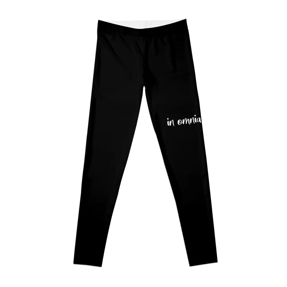 

In Omnia Paratus (Black) Leggings sports for Sports pants woman gym's clothing Women sports Womens Leggings