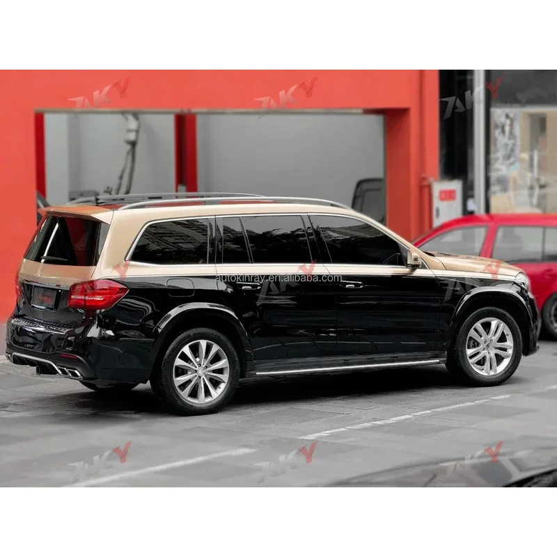 Modifica di buona qualità per GL X166 2013-2015 Aggiornamento a GLS63 X166 Stile Bodykit Paraurti Fanali Posteriori Fari