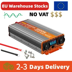 Pure Sine Inverter 5000W 6000W Transformer 48v Dc to Ac Converter Convertisseur 24v 220v Transformador De 12v Pra 220 Inversor