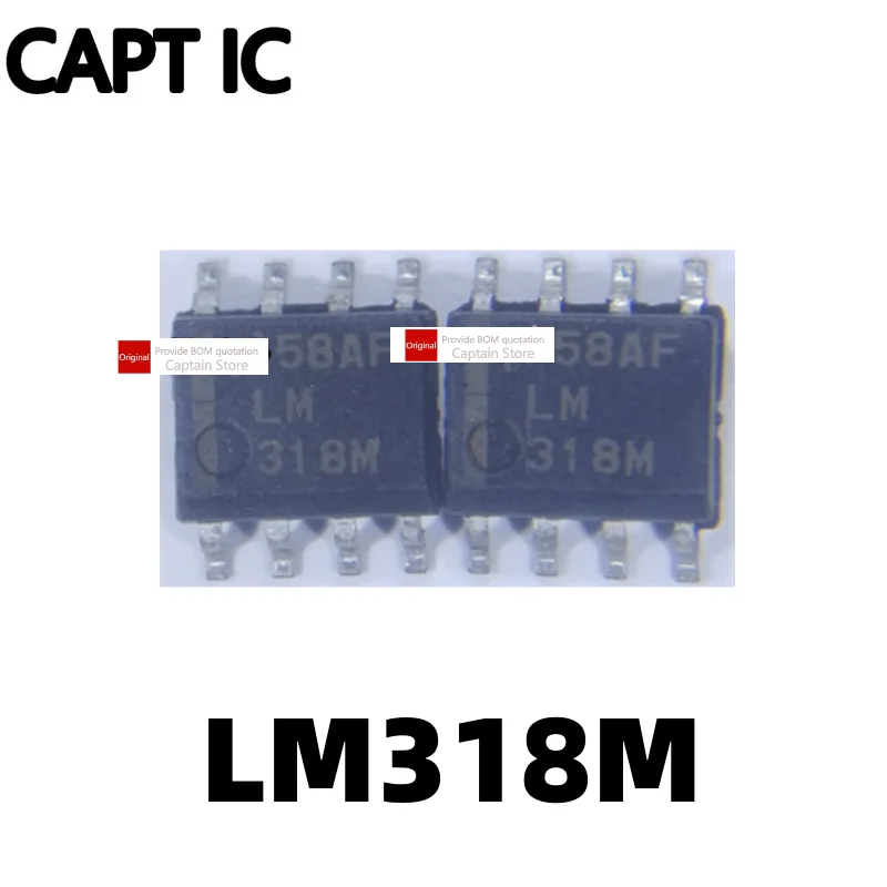 5PCS LM318MX LM318M LM318 Operational Amplifier Chip/SOP8