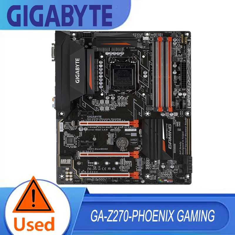 

GIGABYTE GA-Z270-Phoenix Gaming Motherboard 64GB LGA 1151 DDR4 ATX Mainboard