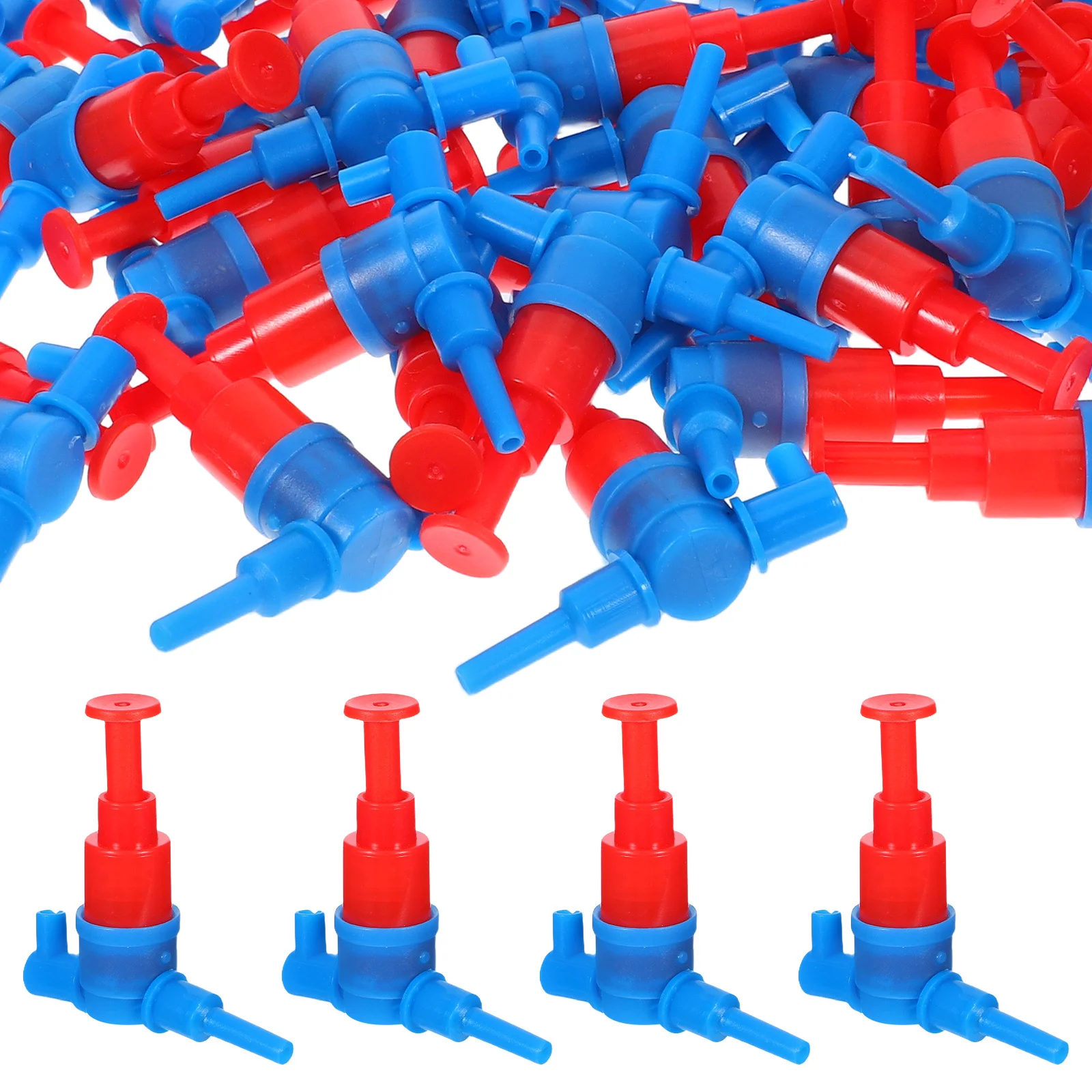 50 قطعة مضخة مدفع المياه البلاستيك عالية الكفاءة استبدال مضخة مرفق البخاخ أجزاء للاستخدام في الهواء الطلق لعبة بخاخ المياه الملحقات #4