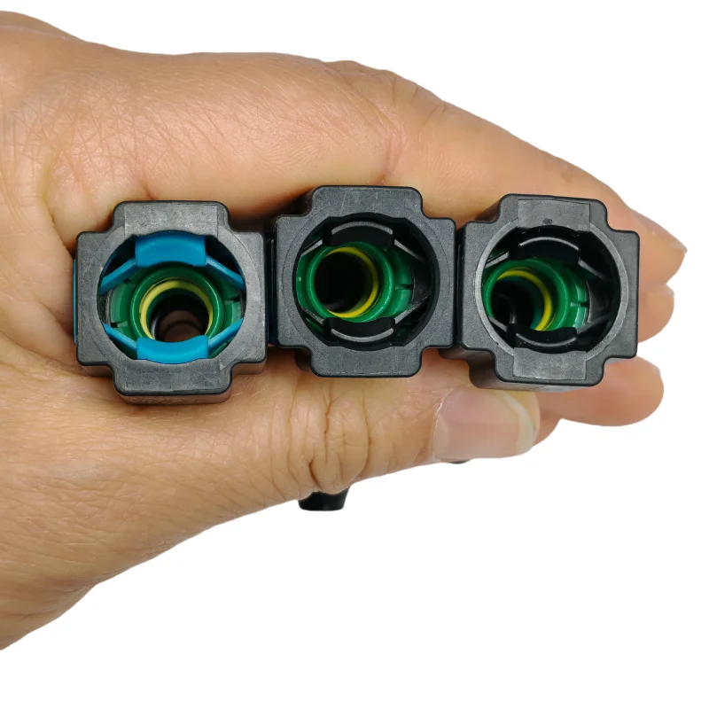 original 7.89mm ID6  auto Fuel line quick connector 180degree 5/16  female fuel pipe fitting quick joint 2pcs a lot