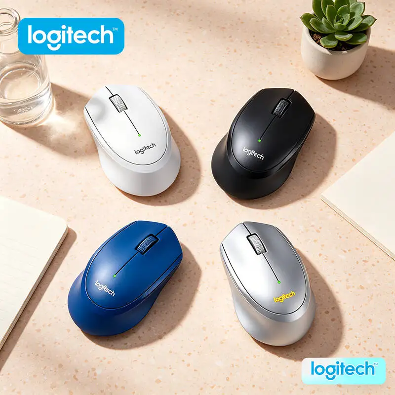 

Бесшумная беспроводная мышь Logitech M280/M330/M100R 2.4G с USB-приемником, для правой руки, надежная фиксация, для офиса, ПК, Mac, ноутбука, рабочего стола