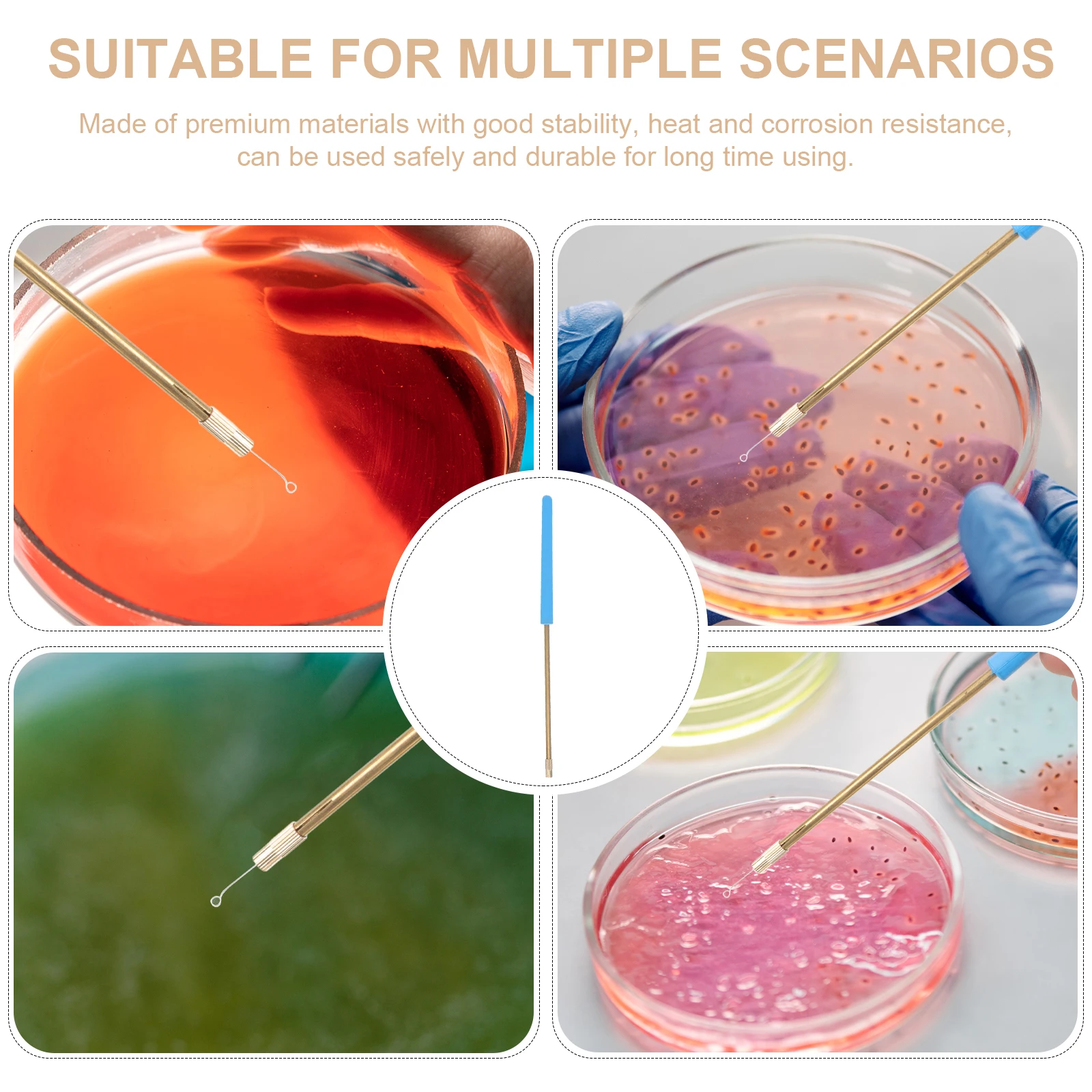 

Loop Kit Inoculation Rod Device Microbiology Reusable Suite Inoculating Tool Plastic Laboratory Tools