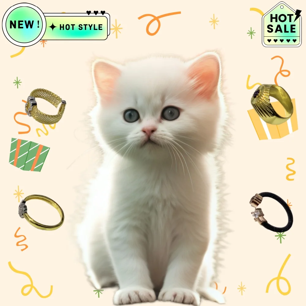 

2025 Hot Selling Brand Women's Bear Ring Fashion Simple High-end Jewelry Suitable for Gift Giving To Friends