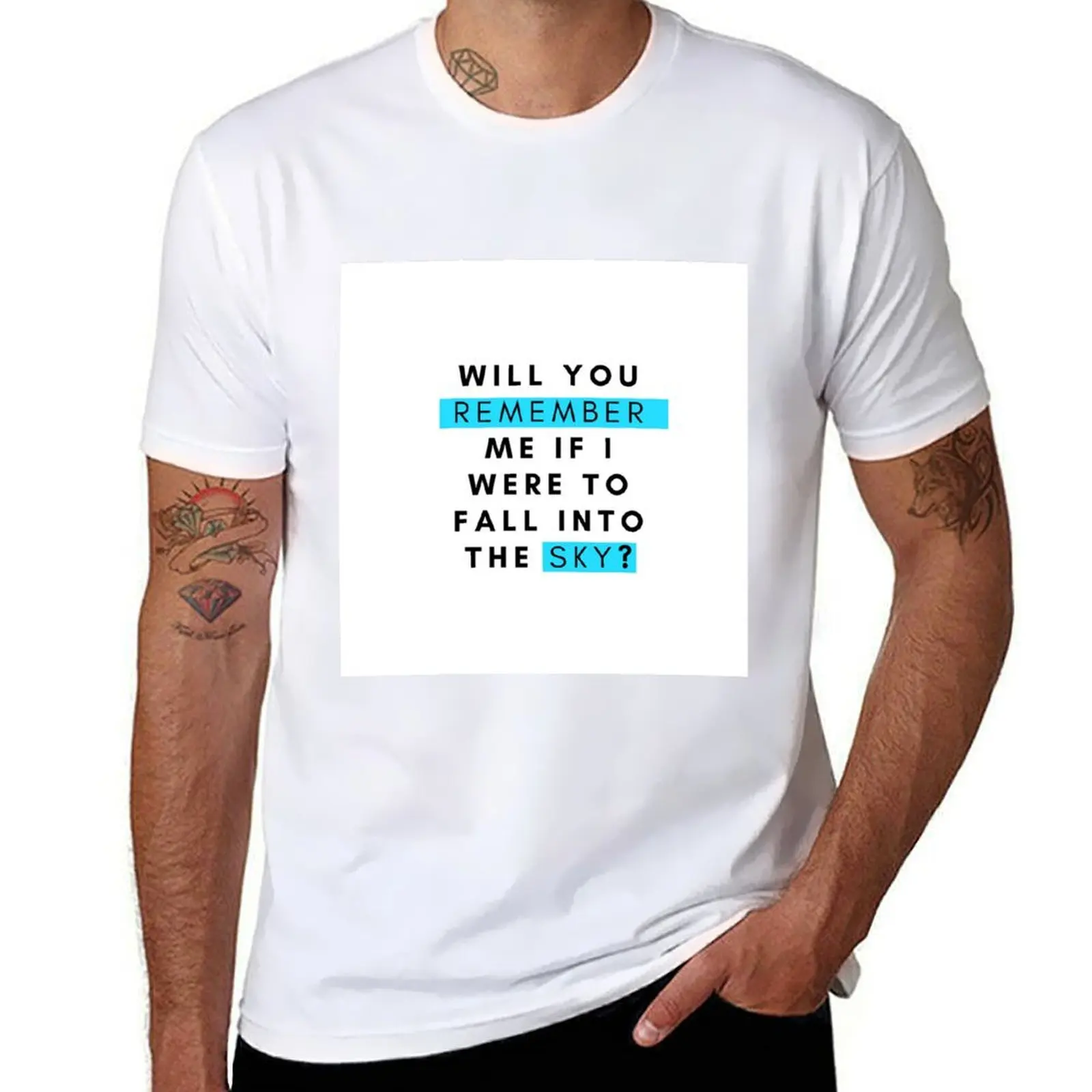 

leave it all behind T-Shirt t shirts for man graphic funny cotton t shirts man 100% T-Shirt