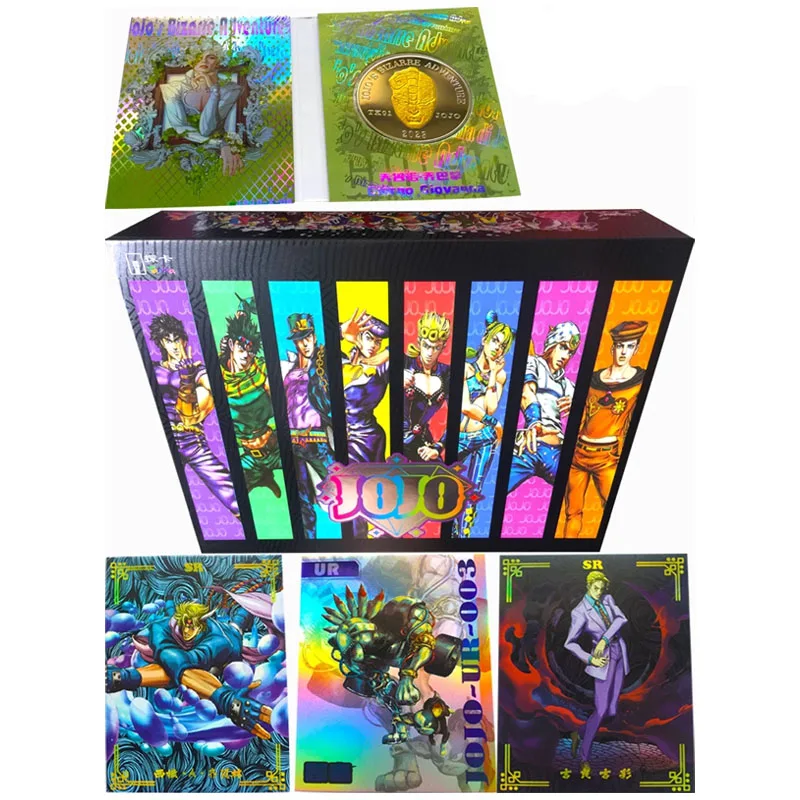 Japanese Anime Jojo Bizarre Adventure JOJO Cards Characters Collection Cards Hobby Game Collectibles For Children Gifts