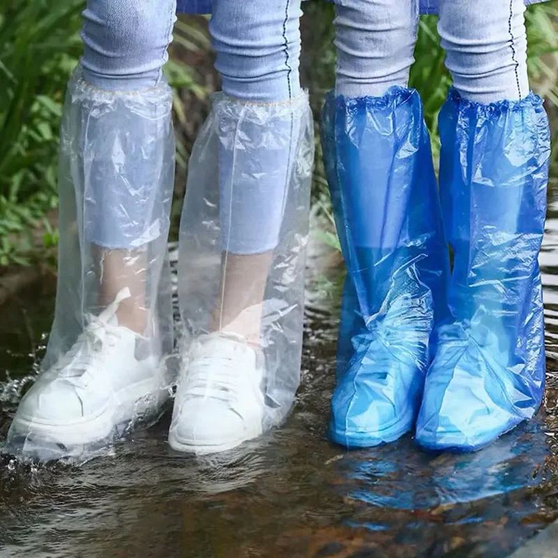 

5 пар накладок на обувь для мотоциклистов, водонепроницаемые чехлы для мотобот, для дождливой погоды, для активного отдыха, резиновые сапоги