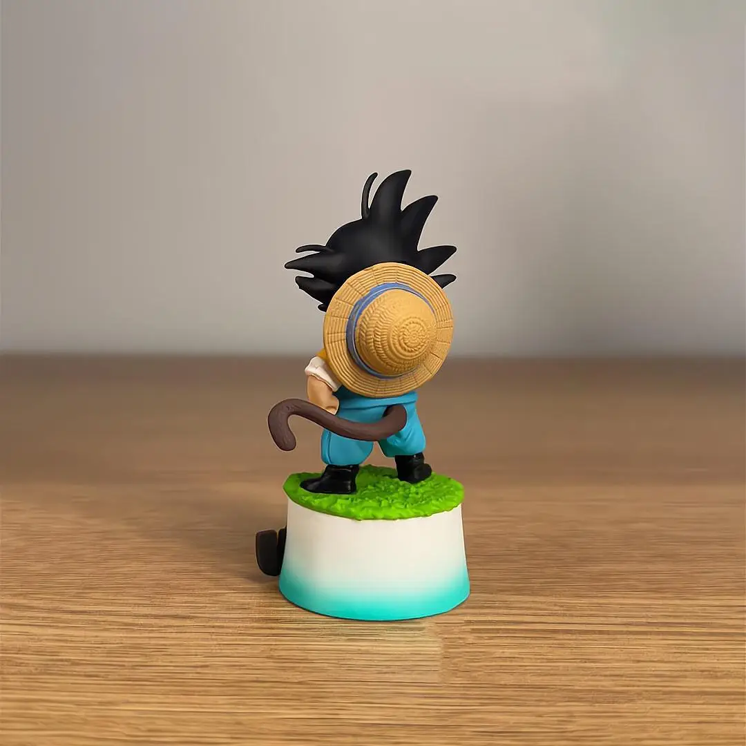 زخرفة نموذج تمثال Wukong المحيطي من الرسوم المتحركة Dragon Ball، هدية عيد ميلاد للأولاد، ديكور سطح المكتب كهدية تذكارية #4