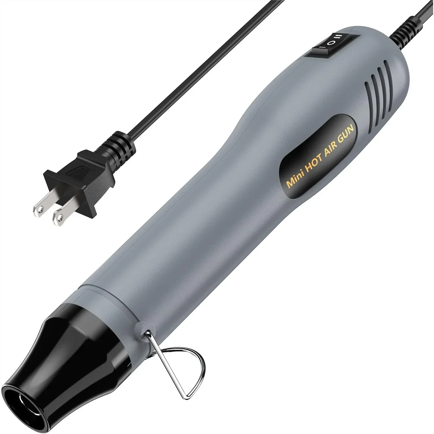 

Mini Heat Gun with Dual Temperature Settings 482°F & 662°F, Overload Protection and Ergonomic Design for Crafting, Shrink